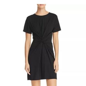 Theory Black Knot-Front Dress - Small